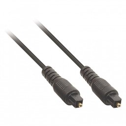 Goobay Cable de Audio Óptico Toslink Macho/Macho 3m Negro