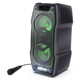Sharp XParty Sing Altavoz para Fiestas Portátil Bluetooth con Micrófono y Luz RGB 180W Negro
