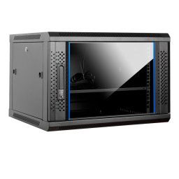 Aiten Data Armario Rack Mural 19" 9U 600 x 450 x 520 mm Montado con Accesorios