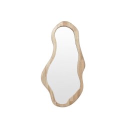 Espejo Moderno Marco Formas Onduladas en Madera Auchi