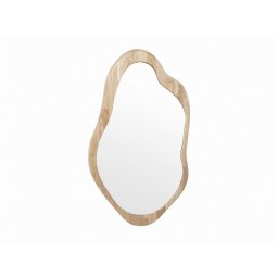 Espejo Actual Marco Formas Onduladas en Madera Auchi