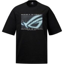 ASUS ROG Cosmic Wave Camiseta Algodón Negra Hombre Talla XL