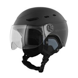 TnB Casco de Protección con Visera para Patinetes/Skate/Patinaje Talla M/L 55-57cm Negro Homologado
