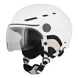 TnB Casco de Protección con Visera para Patinete/Skate/Patinaje Talla L/XL 58-61cm Blanco Homologado