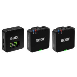 Rode Wireless GO (Gen 3) Sistema de Micrófono Inalámbrico Compacto para Cámaras y Móviles Negro