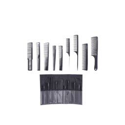 L3V3L3 Set 9 Peines Carbono Negros con Funda