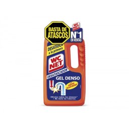 Desatascador de tuberias gel wc net energy botella de 1 litro