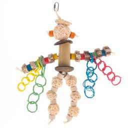 Juguete TIAKI Robot Man para pájaros - aprox. 33 x 28 cm (L x An)