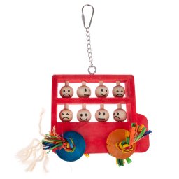 Autobús de dos pisos de madera TIAKI para pájaros - 13 x 11,5 x 3 cm (L x An x Al)