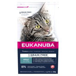 Eukanuba Adult Grain Free Rico en Salmón - 2 kg