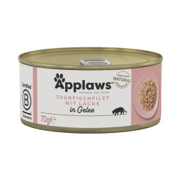 Applaws en gelatina para gatos 6 x 70 g - Atún y salmón