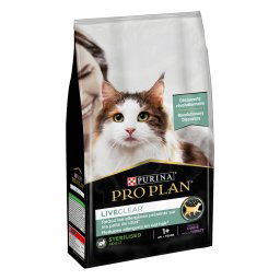 Purina Pro Plan LiveClear Sterilised Adult pavo - Pack % - 2 x 7 kg