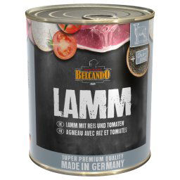 Belcando Super Premium comida húmeda para perros 6 x 800 g - Cordero con arroz y tomates