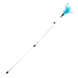 TIAKI caña azul con plumas para gatos - 1 unidad
