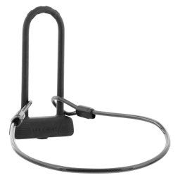 TnB UMULOCKXL Candado en U de Seguridad Nivel 7 con Llave para Patinete Eléctrico y Bicicleta XL Negro