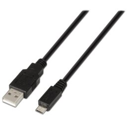 Aisens A101-0028 Cable Micro USB 2.0 a USB-A 1.8m Negro