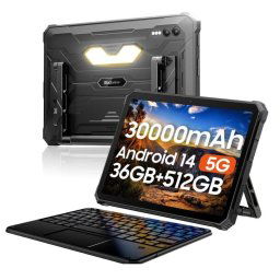 Blackview Active 10 Pro 5G 11" 12GB/512GB Tablet Android 14 30000mAh Negra + Teclado Bluetooth