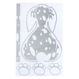 Pegatina para parachoques TIAKI «Perro» - 17,5 x 25 cm (An x Al)