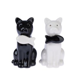 Set de salero y pimentero TIAKI «Gatos» - Set de 2