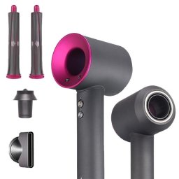 Klack Secador Rizador Moldeador de Nueva Generación High Speed Hairdresser Negro con Accesorios