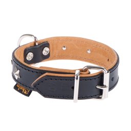 Collar de cuero Heim Stars - S: 26 -37cm perím. de cuello