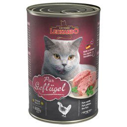 Leonardo All Meat comida húmeda para gatos 24 x 400 g - Pura ave