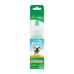TropiClean Fresh Breath gel dentífrico de mantequilla de cacahuete para perros - 2 x 59 ml