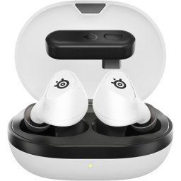 SteelSeries Arctis GameBuds Auriculares Inalámbricos Bluetooth Cancelación de Ruido para PS5 Blancos