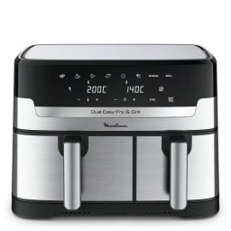 Moulinex Dual Easy Fry EZ905D20 Freidora de Aire Doble 8.3 L 2450 W Acero Inoxidable