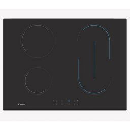 Candy Idea CH74BVT Placa Vitrocerámica 4 Zonas 70cm Negra