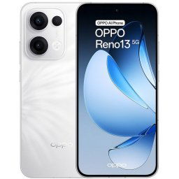 OPPO Reno13 5G Smartphone con IA 12GB/256GB 6.6" 120Hz AMOLED 1.5K 50MP IP69 5.600mAh 80W Blanco