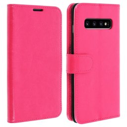 Avizar Funda Tipo Libro Cartera Rosa para Samsung Galaxy S10