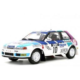 MAZDA 323 GTX Rally 1000 Lakes 1991 Makinen / Harjanne - OttoMobile Escala 1:18 (OT1099)