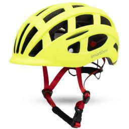Smartgyro Smart Helmet Urban Casco con Luz para Patinetes e-Bike Multi Talla Ajustable M/L Amarillo