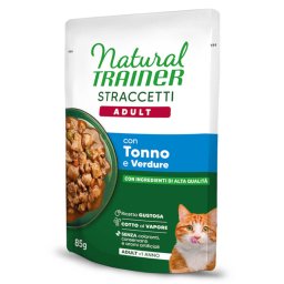 Natural Trainer Straccetti Adult tiras en salsa 22 x 85 g - Atún