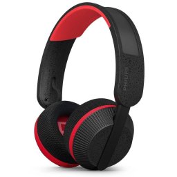 Philips 6000 Series TAA6219BK/00 Auriculares Deportivos Bluetooth con Alimentación Solar Negro/Rojo