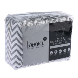 Pañales kooa con carbón vegetal para perros macho - Talla S - 30 unidades