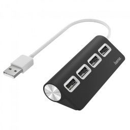 Hama Hub 4 Puertos USB 2.0