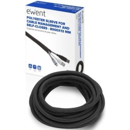 Ewent EW1561 Organizador de Cables Universal Pasacables Negro 1 pieza