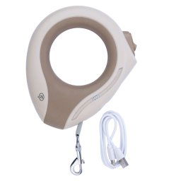 Correa retráctil Nomad Tales Calma con LED - hasta 15 kg, longitud de la correa aprox. 3 m