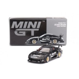 MAZDA RX-7 LB-Super Silhouette Liberty Walk 2023 Black - MiniGT Escala 1:64 (MGT00785L)