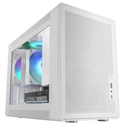 Mars Gaming Mc-xps Minitorre Microatx Cristal Templado Ventilador Frgb Trasero120mm Usb-c Blanco