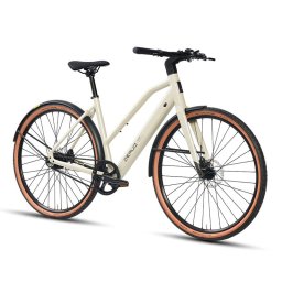 DERUIZ Turmali S 2025 Bicicleta Eléctrica Urbana 28" 360wh E-bike 250w 35nm Blanco