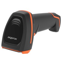 Approx APPLS24WS Lector de Código de Barras 1D-2D-QR /USB/Bluetooth/Radiofrecuencia