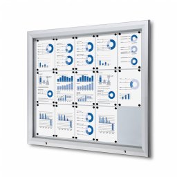 Vitrina de exterior ignífuga para 15 DIN A4