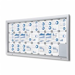 Vitrina de exterior ignífuga para 27 DIN A4