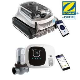 Pack Zodiac GenSalt OE iQ pH Evo + robot limpiafondos Zodiac Freedom - 12 g/h