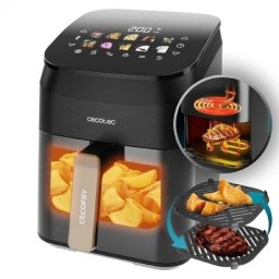 Cecotec Cecofry&Grill Smokin' 4500 Freidora De Aire 4.5L 1900 W Negro