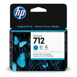 Cartucho de Tinta Original HP 712 Cian