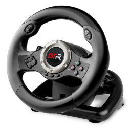 Indeca JINSHU 2 GTR Volante Compatible con PS4/PS3/Xbox/Nintendo Switch/PC